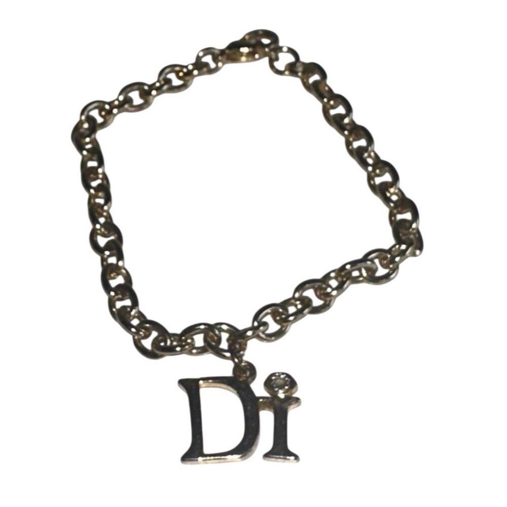 Di Diamonds International Gold Tone Di Charm Bracelet
